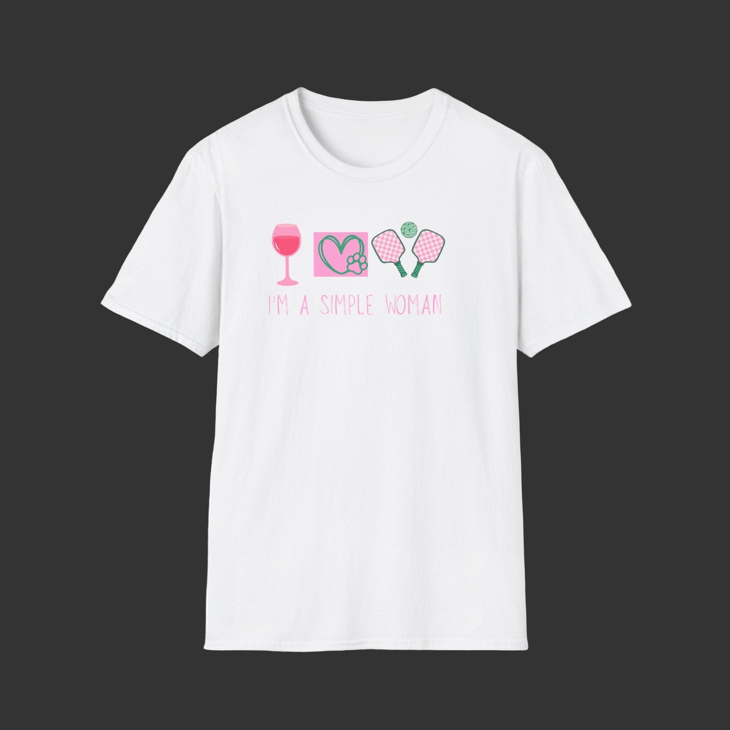 I'm A Simple Woman Pickleball T-Shirt