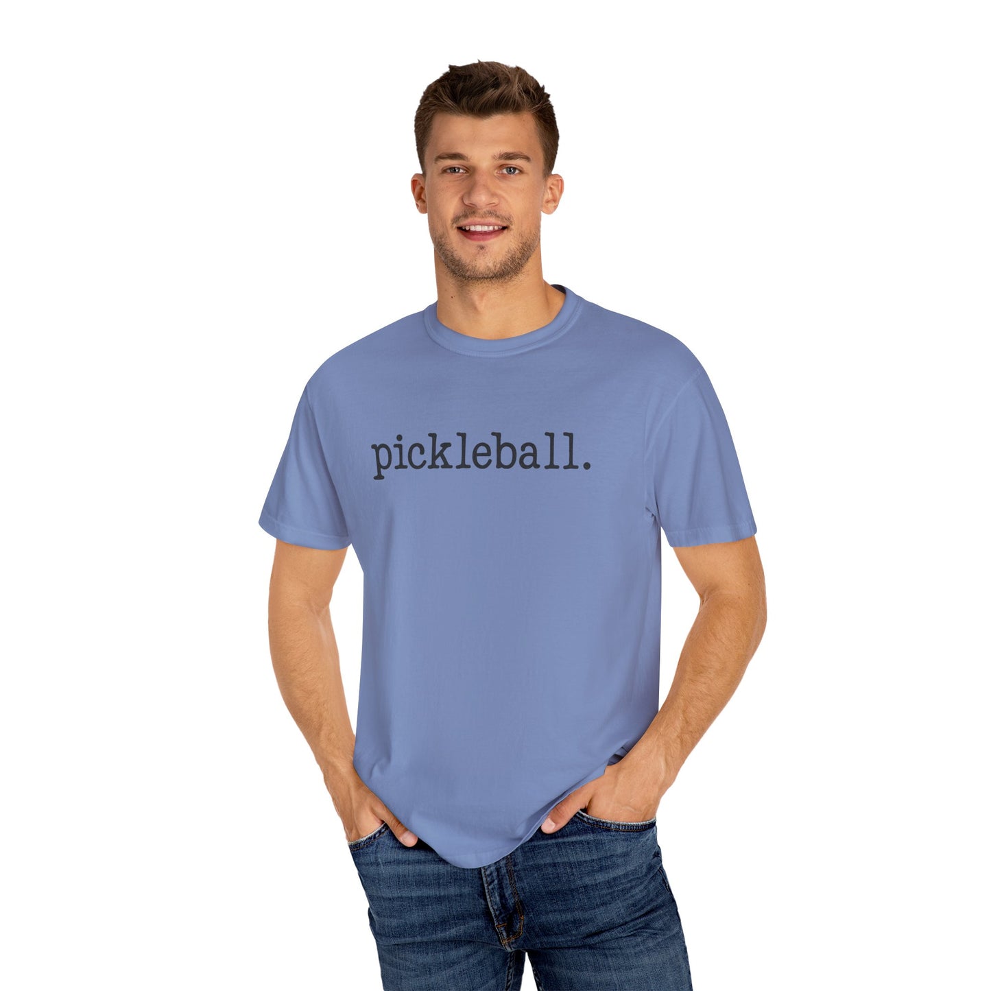 Minimal Typewriter Type Pickleball T-Shirt